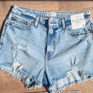 Abercrombie Curve Love Denim Shorts